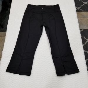 Lululemon Capri Crop Pants Leggings Split Back Leg